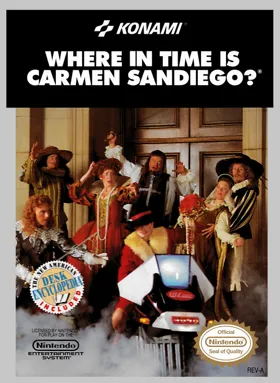 Where in Time Is Carmen Sandiego (USA) box cover front